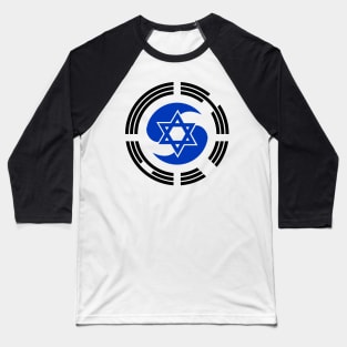 Korean Israeli Multinational Patriot Flag Series Baseball T-Shirt